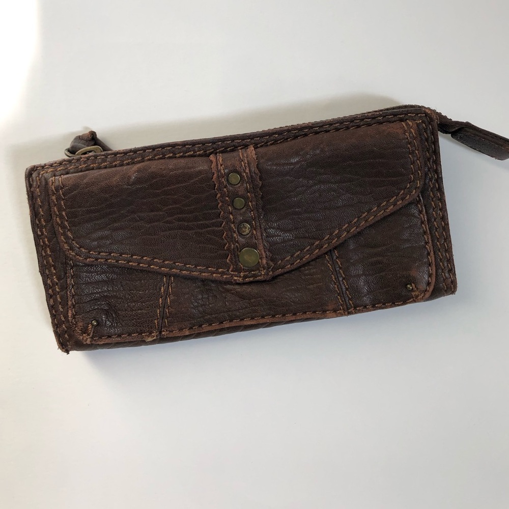 Lucky Brand Brown Leather Wallet